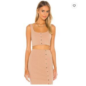 NWOT Privacy Please Mariposa Top Size S in Nude